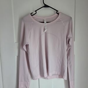 Lululemon Athletica Soft Pink Long Sleeve Tee